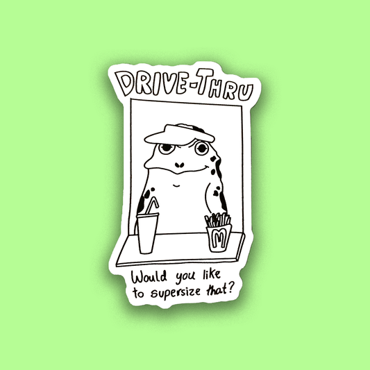 Drive-Thru Sticker