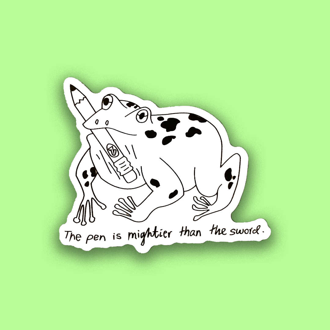 Mighty Pen Sticker