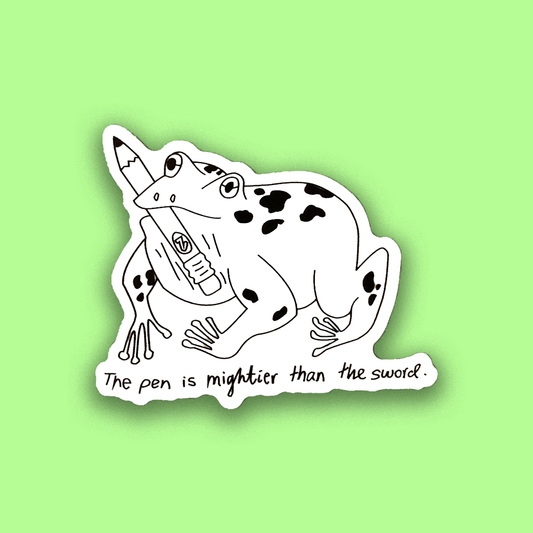 Mighty Pen Sticker