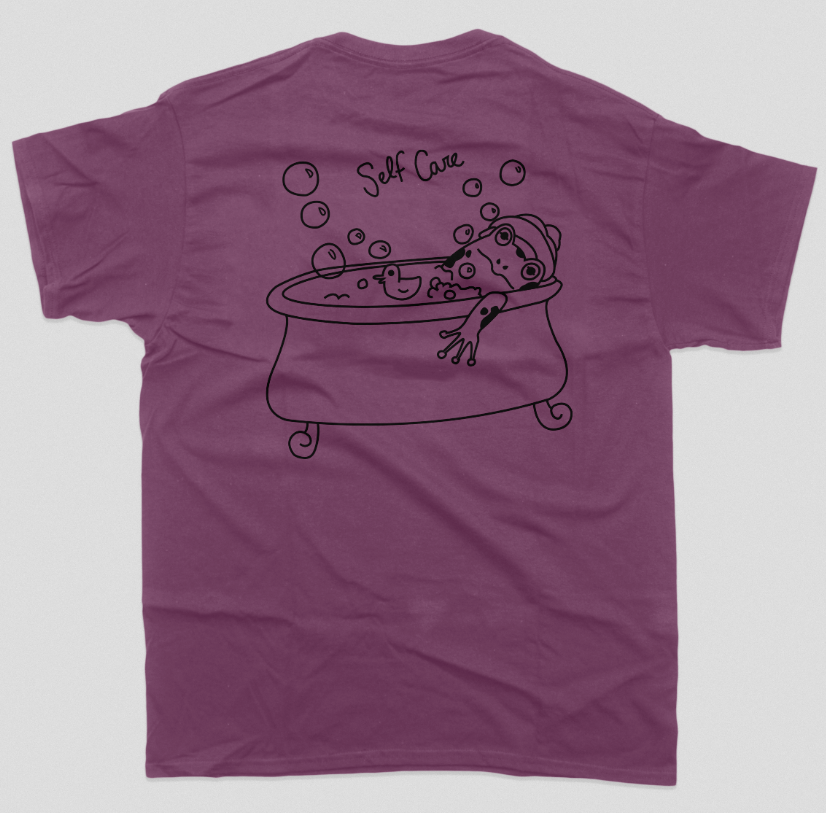 Self Care Frog Short-Sleeved Tee