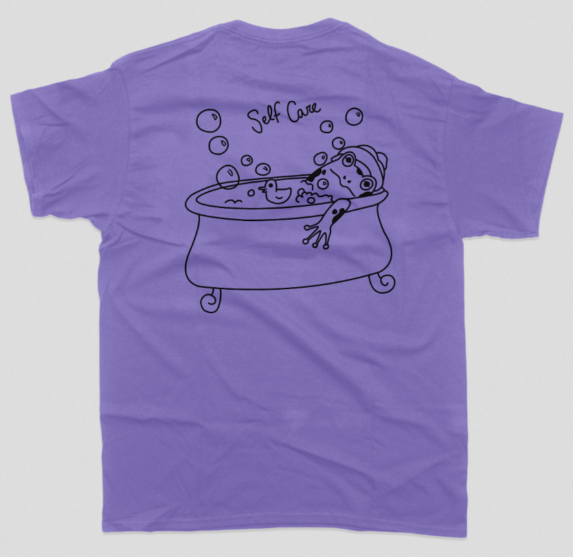 Self Care Frog Short-Sleeved Tee