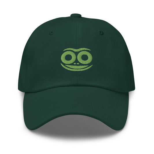CROAK Smiley Frog Dad Hat