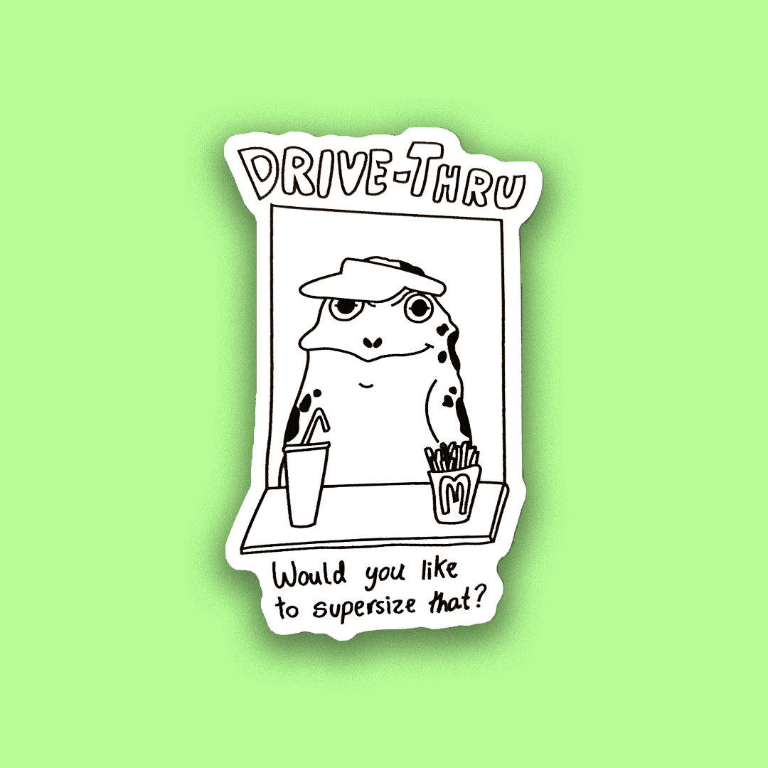 Drive-Thru Sticker