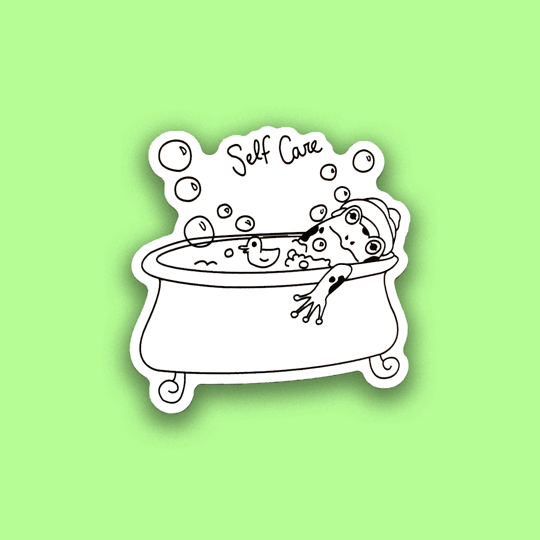 Self Care Sticker