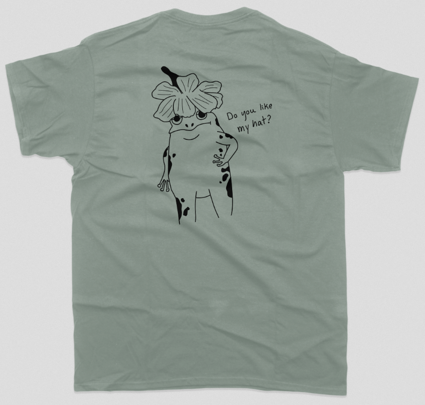 Sick Hat Frog Short-Sleeved Tee