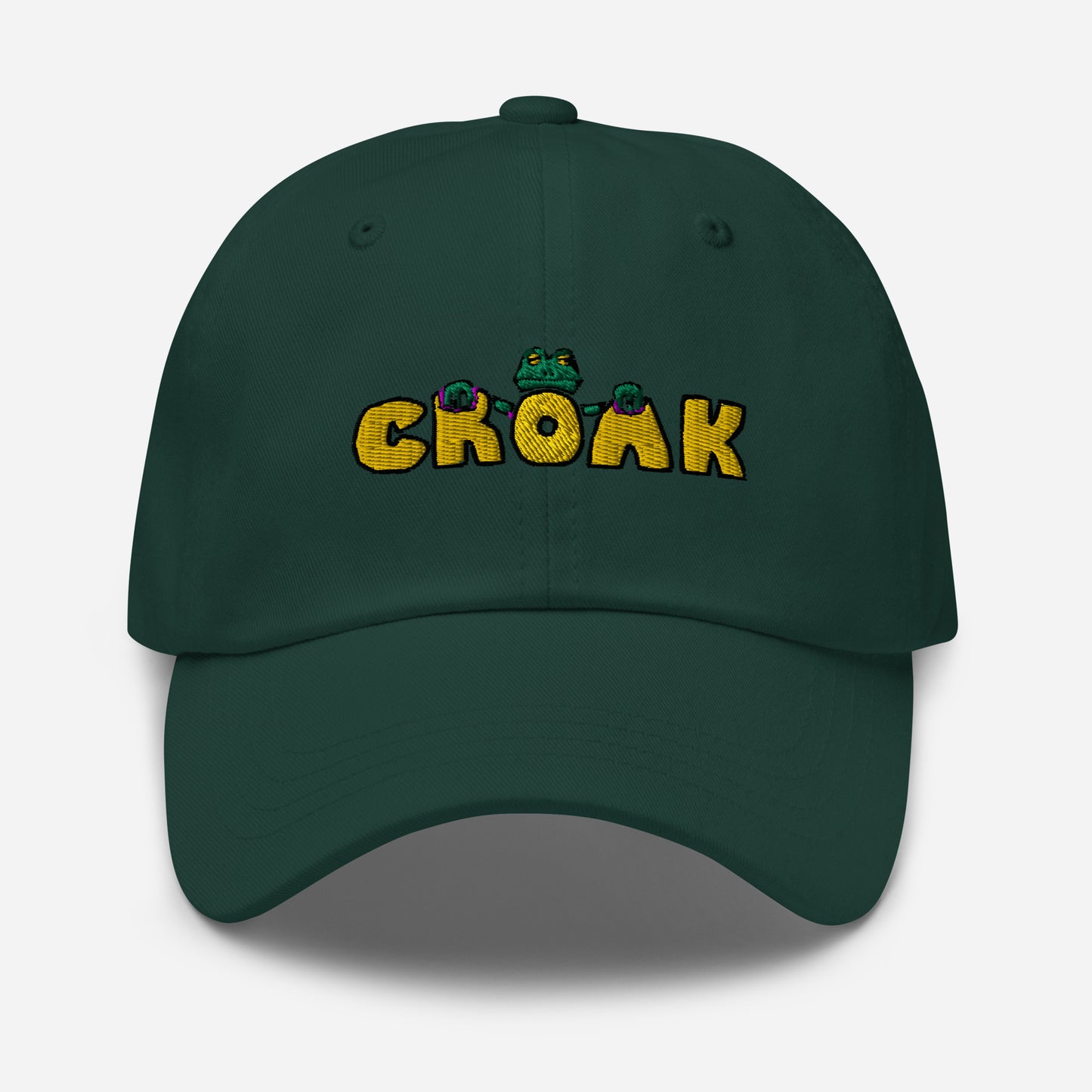 CROAK Embroidered Dad Hat